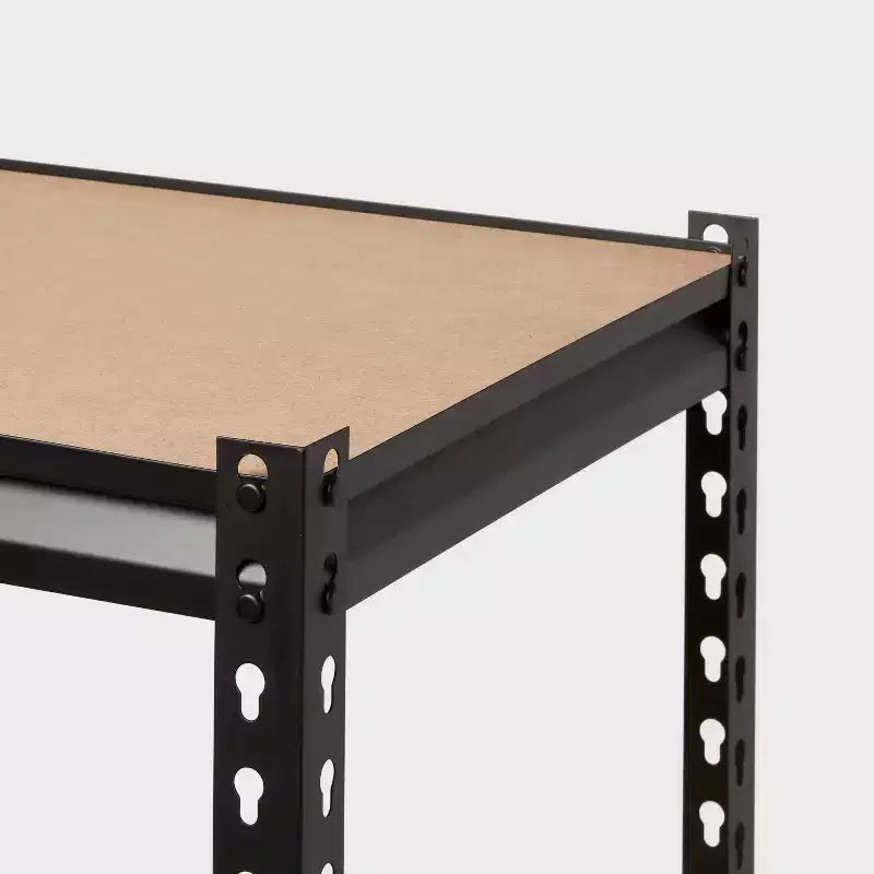 Scaffalatura in acciaio resistente senza bulloni a 5 ripiani 122x183x46 cm
