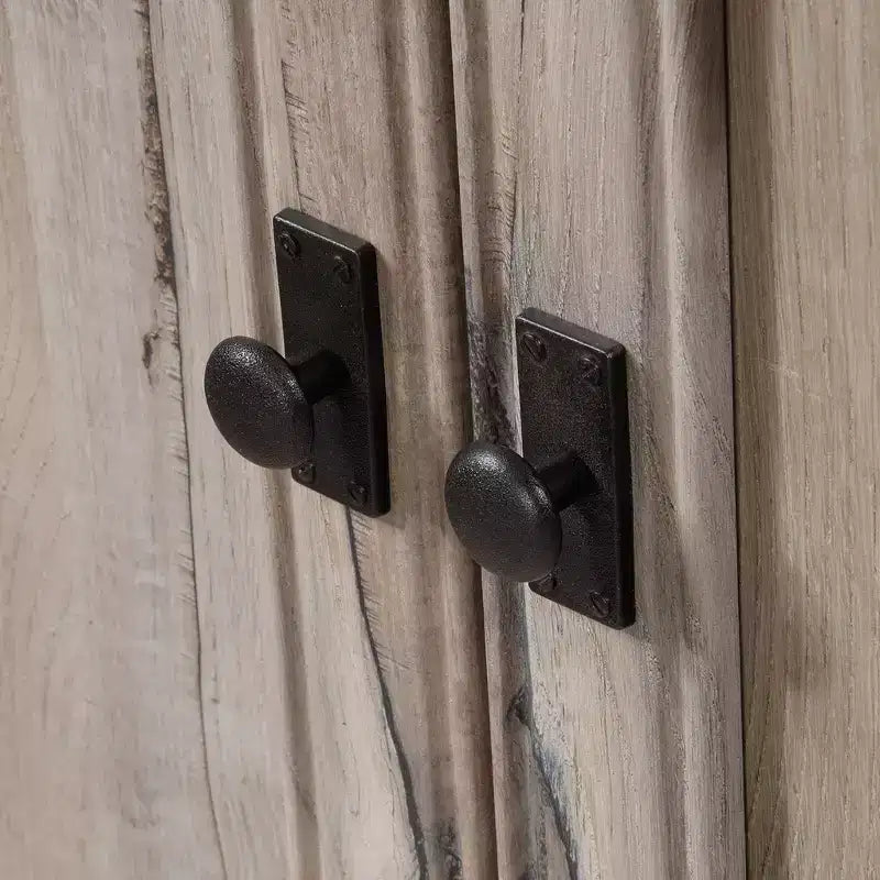 Libreria da 72" con Ante – Rovere Spaccato, 3 Ripiani Regolabili