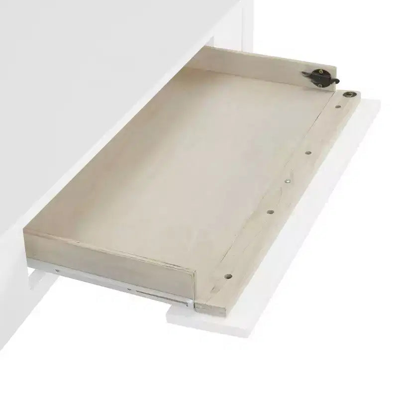 Scrivania shaker da 40" con cassetto a ribalta per tastiera – Struttura in pino