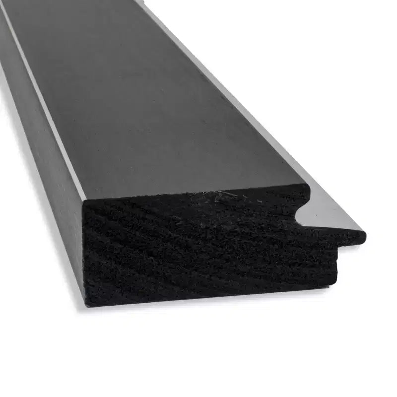 Specchio intero 20"x54" Eva nero-argento da appendere alla porta – Non sono necessarie staffe