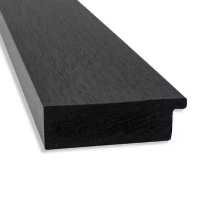Specchio da parete per bagno marrone espresso 34"x28" non bisellato – Cornice larga e piatta