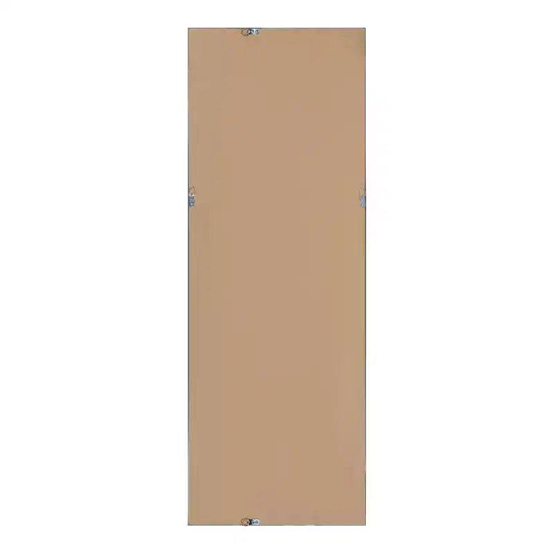 Specchio decorativo da parete incorniciato smussato 18"x50" – Finitura oro champagne