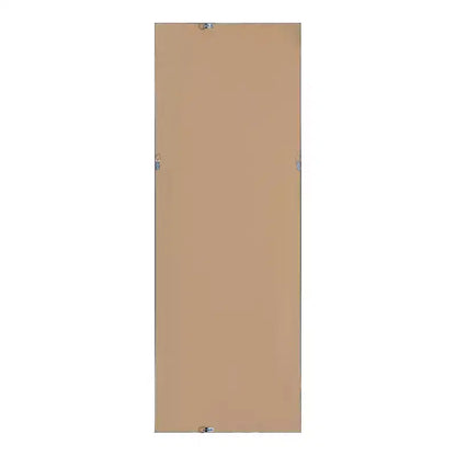 Specchio decorativo da parete incorniciato smussato 18"x50" – Finitura oro champagne