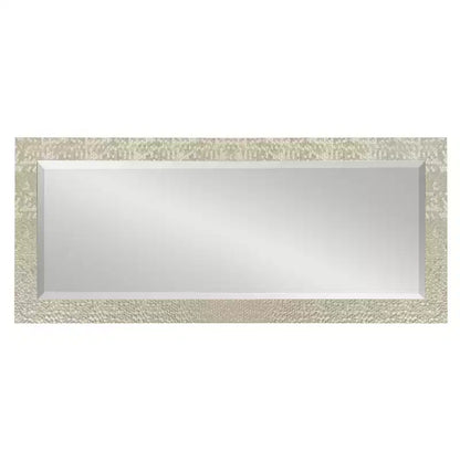 Specchio decorativo da parete incorniciato smussato 18"x50" – Finitura oro champagne