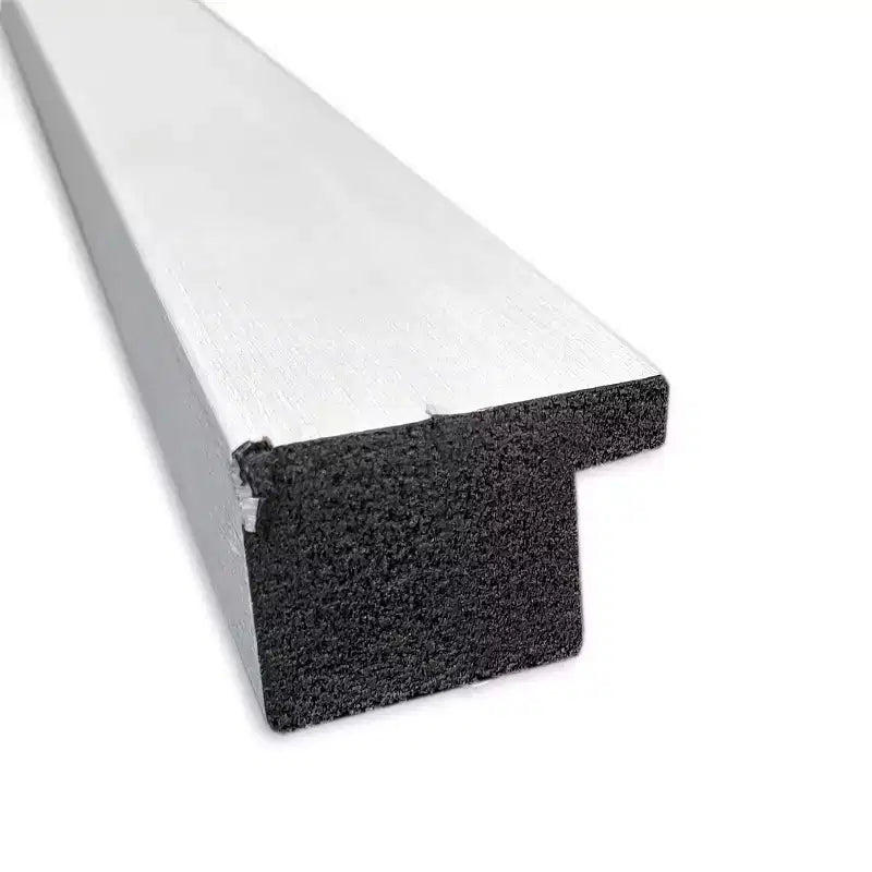 Specchio da parete per bagno stretto, non bisellato, in nichel spazzolato, 20"x26"