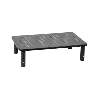 Supporto per monitor e rialzo per laptop in metallo ventilato regolabile in altezza – 36,8 cm L x 23,5 cm W