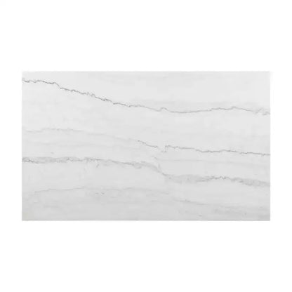 Tavolo da pranzo altezza standard effetto marmo – Bianco, 6 posti, MDF e impiallacciatura in legno