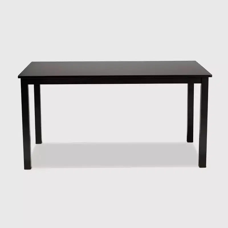 Tavolo da pranzo rettangolare in legno – Finitura espresso, design moderno