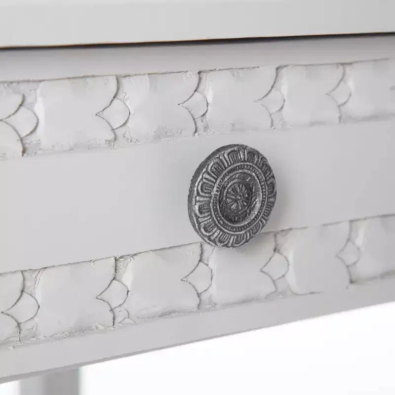 Comodino con 1 cassetto – Grigio chiaro, Comodino moderno