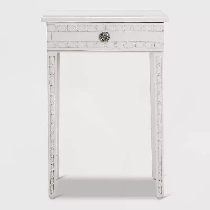 Comodino con 1 cassetto – Grigio chiaro, Comodino moderno