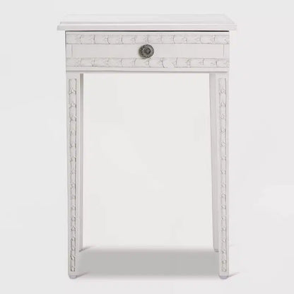 Comodino con 1 cassetto – Grigio chiaro, Comodino moderno
