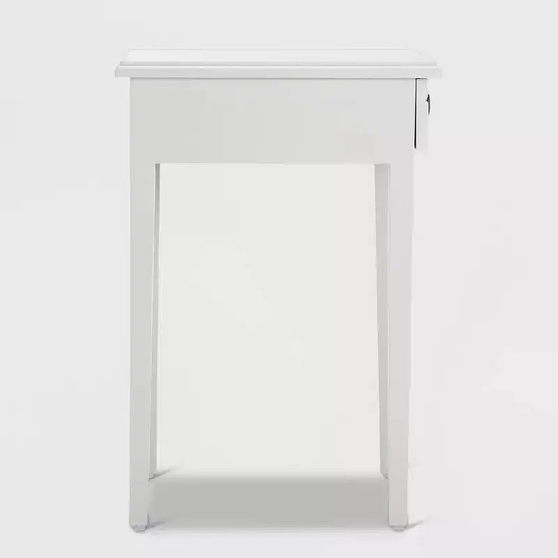 Comodino con 1 cassetto – Grigio chiaro, Comodino moderno