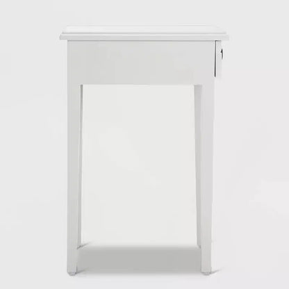 Comodino con 1 cassetto – Grigio chiaro, Comodino moderno
