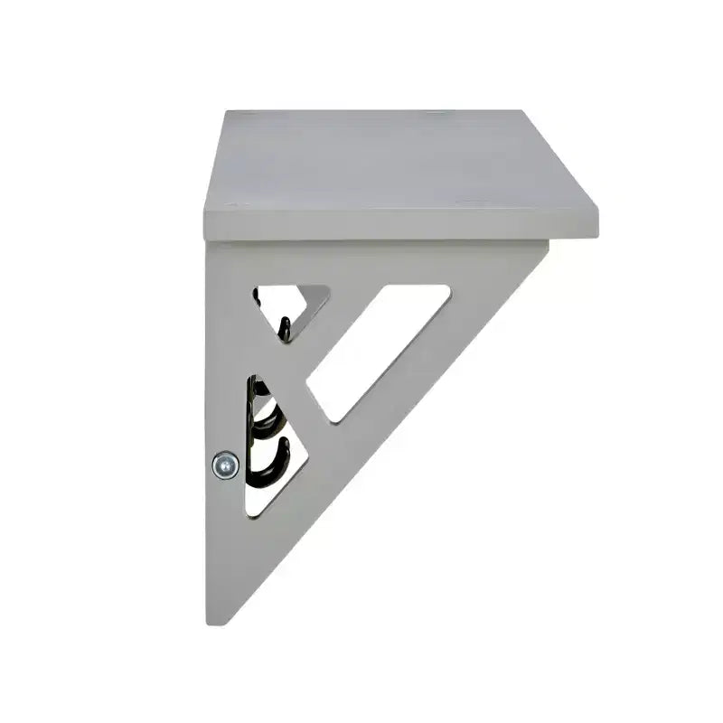 Appendiabiti da parete da 90 cm con mensola – Grigio