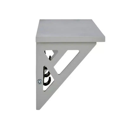 Appendiabiti da parete da 90 cm con mensola – Grigio