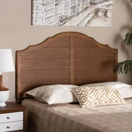 Testiera ad arco in stile rustico tradizionale, matrimoniale/king size – Montaggio su giroletto