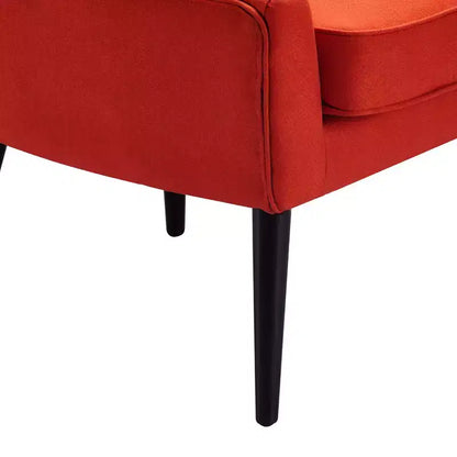 Poltrona a pozzetto con schienale alto – Classica poltrona imbottita per salotto