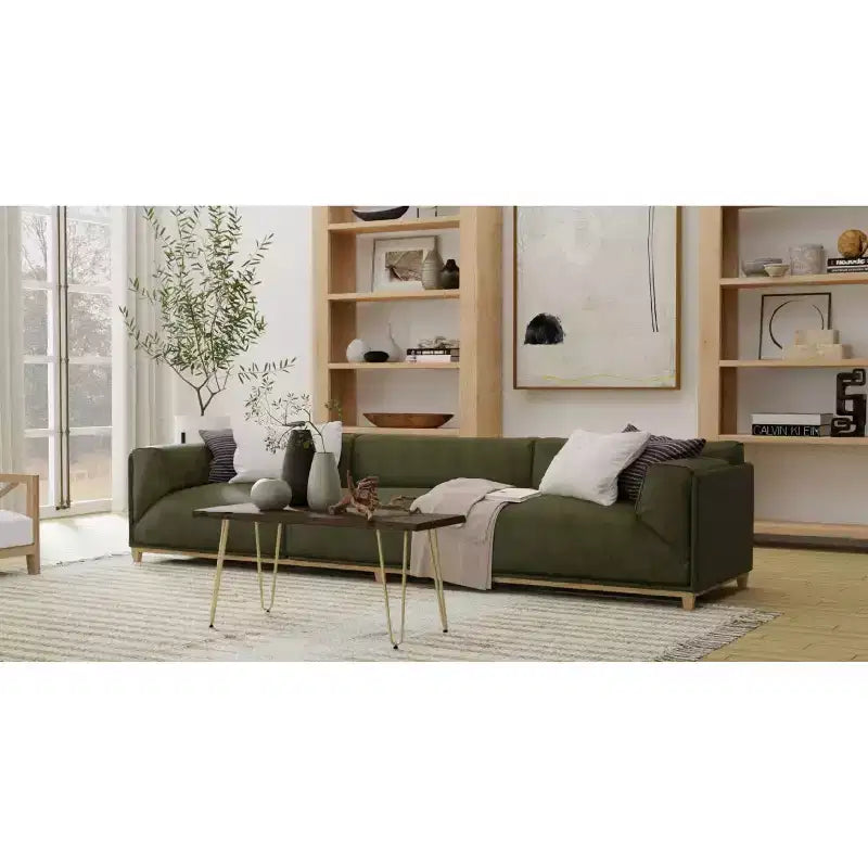 Tavolino e panca in legno massello con bordo naturale – Finitura naturale