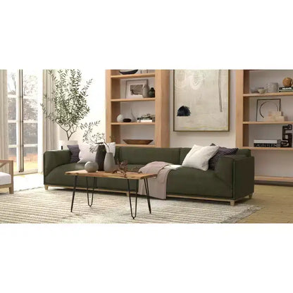 Tavolino e panca in legno massello con bordo naturale – Finitura naturale