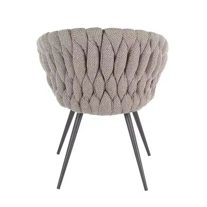 Poltroncina d'Appoggio Intrecciata Contemporanea – Seduta Moderna per Soggiorno