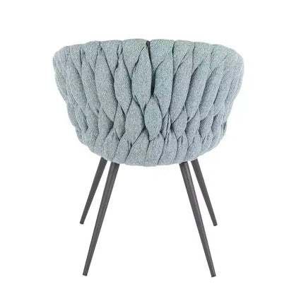 Poltroncina d'Appoggio Intrecciata Contemporanea – Seduta Moderna per Soggiorno