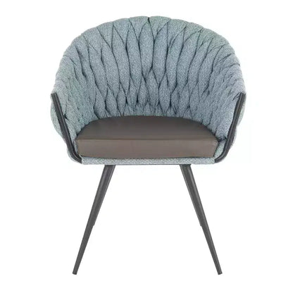 Poltroncina d'Appoggio Intrecciata Contemporanea – Seduta Moderna per Soggiorno