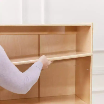 Libreria classica in legno da 91 cm con ripiani regolabili – Uso in aula e a casa