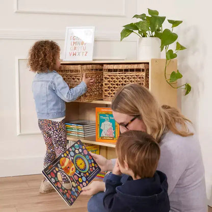Libreria classica in legno da 91 cm con ripiani regolabili – Uso in aula e a casa