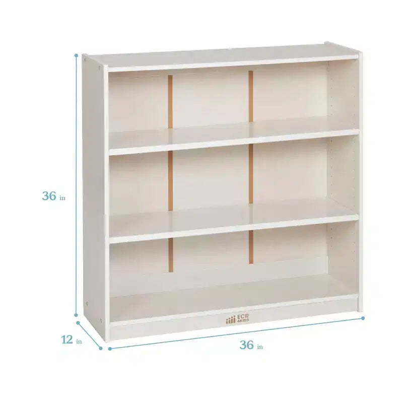 Libreria classica in legno da 91 cm con ripiani regolabili – Uso in aula e a casa