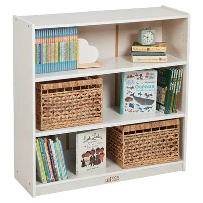 Libreria classica in legno da 91 cm con ripiani regolabili – Uso in aula e a casa