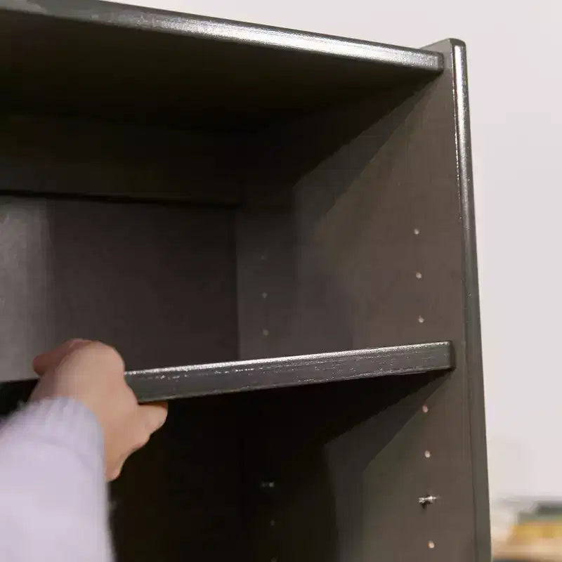 Libreria classica in legno da 91 cm con ripiani regolabili – Uso in aula e a casa