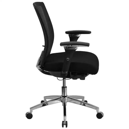 Sedia da ufficio ergonomica con cursore del sedile e supporto lombare regolabile, portata 136 kg, utilizzo 24 ore su 24, 7 giorni su 7