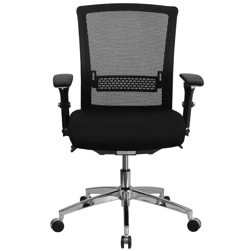Sedia da ufficio ergonomica con cursore del sedile e supporto lombare regolabile, portata 136 kg, utilizzo 24 ore su 24, 7 giorni su 7