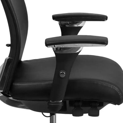 Sedia da ufficio ergonomica con cursore del sedile e supporto lombare regolabile, portata 136 kg, utilizzo 24 ore su 24, 7 giorni su 7
