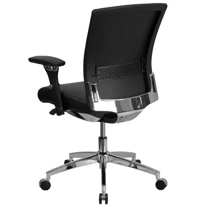 Sedia da ufficio ergonomica con cursore del sedile e supporto lombare regolabile, portata 136 kg, utilizzo 24 ore su 24, 7 giorni su 7