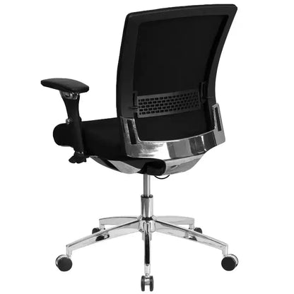 Sedia da ufficio ergonomica con cursore del sedile e supporto lombare regolabile, portata 136 kg, utilizzo 24 ore su 24, 7 giorni su 7