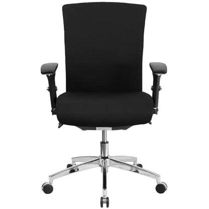 Sedia da ufficio ergonomica con cursore del sedile e supporto lombare regolabile, portata 136 kg, utilizzo 24 ore su 24, 7 giorni su 7