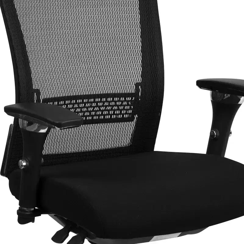 Sedia da ufficio ergonomica con cursore del sedile e supporto lombare regolabile, portata 136 kg, utilizzo 24 ore su 24, 7 giorni su 7