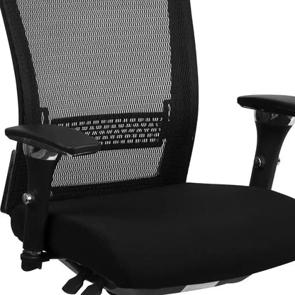 Sedia da ufficio ergonomica con cursore del sedile e supporto lombare regolabile, portata 136 kg, utilizzo 24 ore su 24, 7 giorni su 7