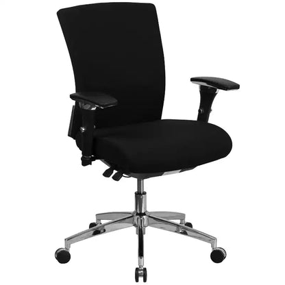Sedia da ufficio ergonomica con cursore del sedile e supporto lombare regolabile, portata 136 kg, utilizzo 24 ore su 24, 7 giorni su 7
