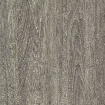 Comodino con 1 cassetto e maniglia in pelle – Rovere grigio