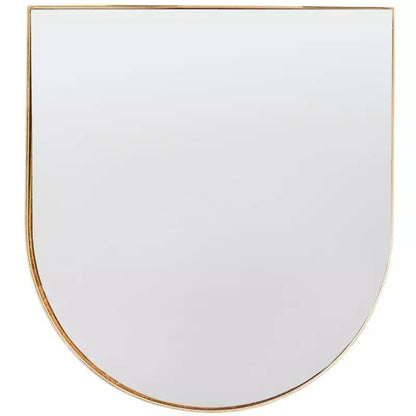 Tavolino d'appoggio con specchio e dettagli dorati – Stile Glamour