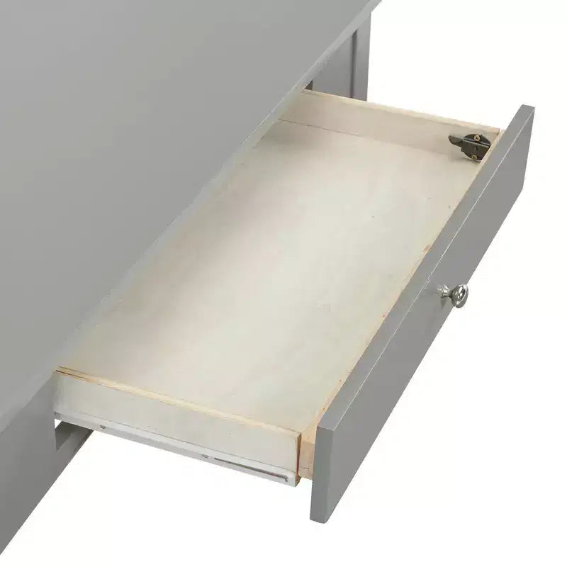 Scrivania shaker da 40" con cassetto a ribalta per tastiera – Struttura in pino