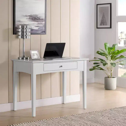 Scrivania shaker da 40" con cassetto a ribalta per tastiera – Struttura in pino
