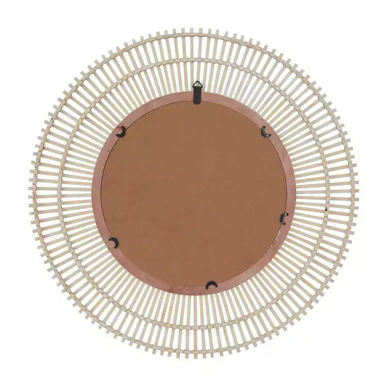 Specchio da Parete Decorativo in Bambù a Raggi – Stile Boho Sunburst