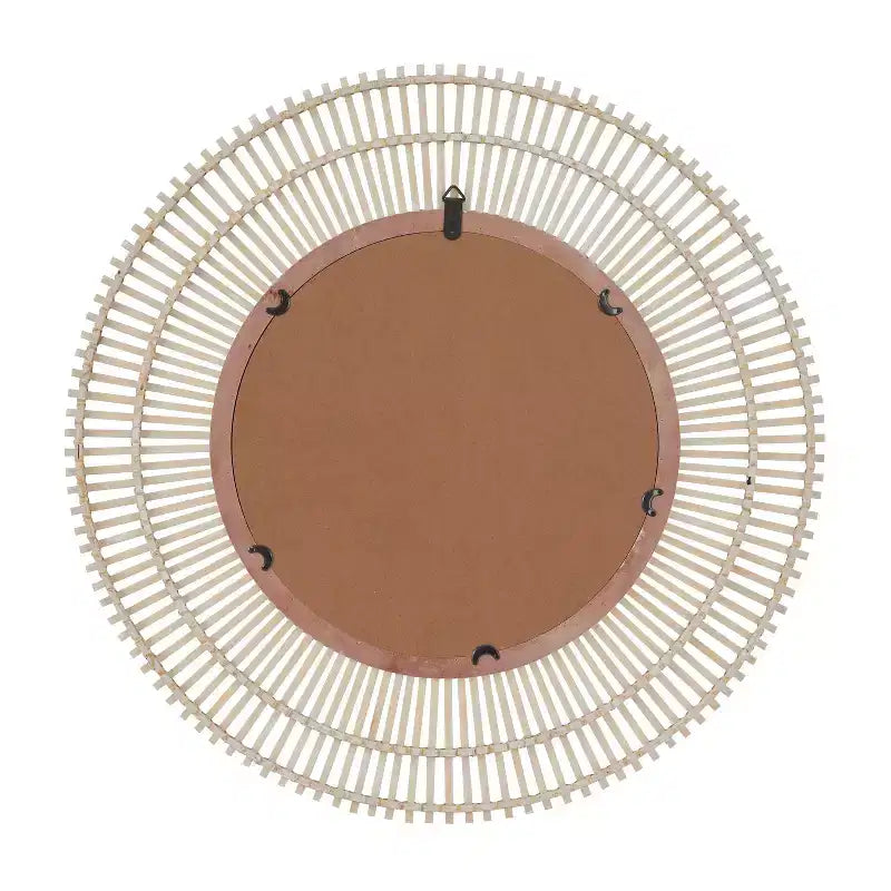 Specchio da Parete Decorativo in Bambù a Raggi – Stile Boho Sunburst