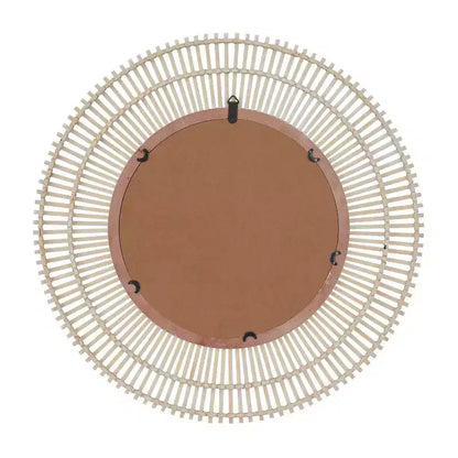 Specchio da Parete Decorativo in Bambù a Raggi – Stile Boho Sunburst