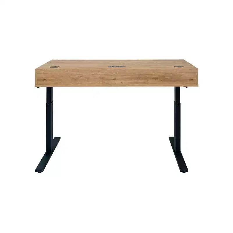Scrivania da ufficio elettronica Sit/Stand – Laminato Legno, Regolabile in Altezza