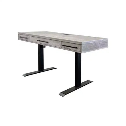 Scrivania da ufficio elettronica Sit/Stand – Laminato Legno, Regolabile in Altezza