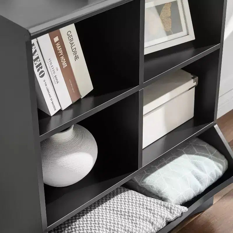 Armadio portaoggetti aperto a 5 scomparti – Libreria e scaffale espositivo versatili